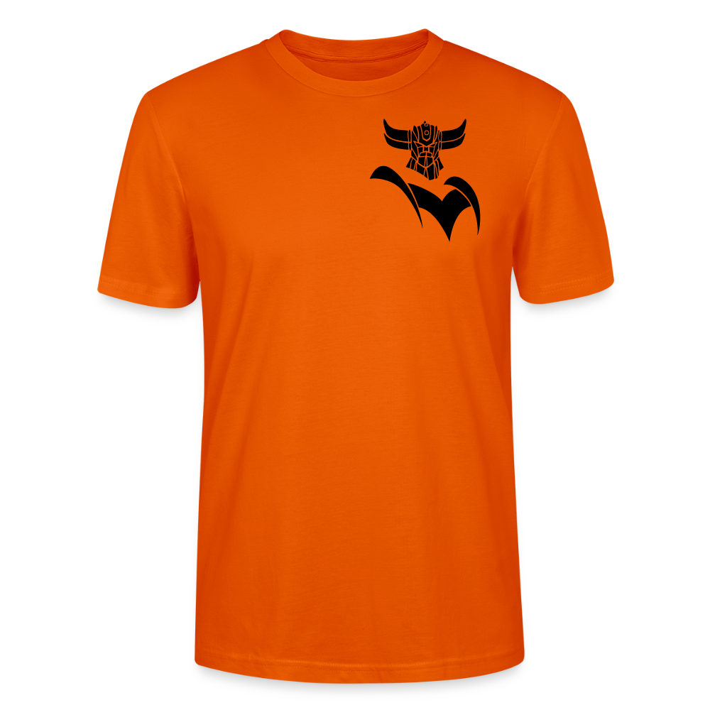 T-shirt Goldorak Asterohache Noir – orange profond