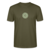 T-shirt Mandala Heart II Phosphorescent, Kaki