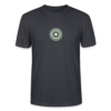T Shirt Mandala iron-man Phosphorescent Bleu Gris Fonce