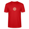 T Shirt Mandala iron-man Phosphorescent Rouge