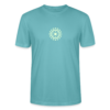 T Shirt Mandala iron-man Phosphorescent Turquoise Pastel