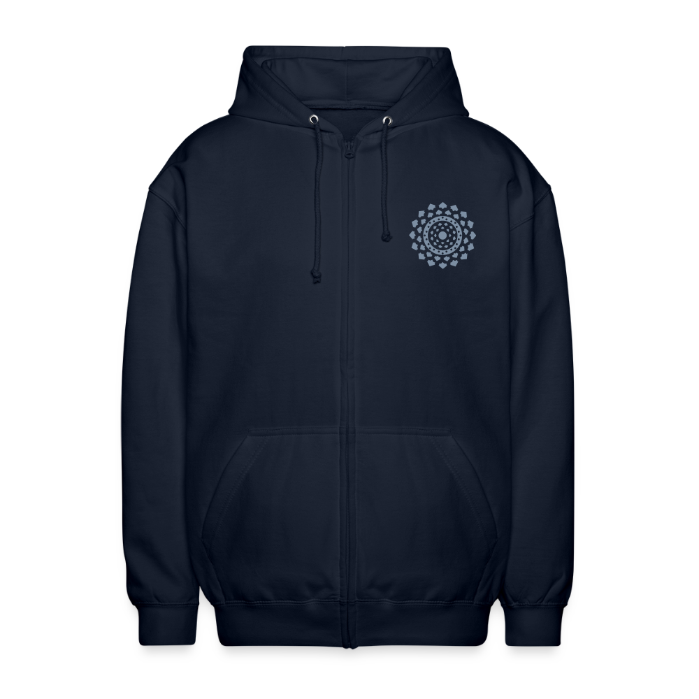 Veste Capuche Mandala Marine
